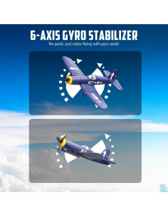 Avión RC VOLANTEX F4U Corsair 33cm RTF para Principiantes 2