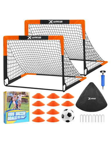 Porterías de Fútbol para Niños X-UMEUS Set de 2 1.22x0.91m