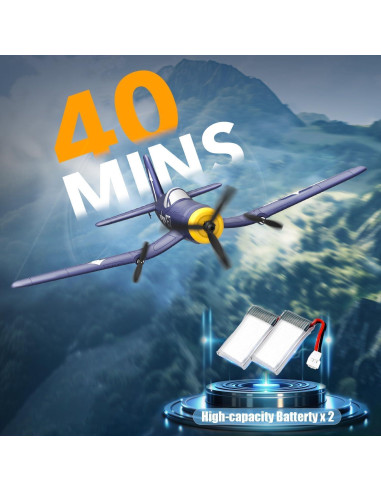 Avión RC VOLANTEX F4U Corsair 33cm RTF para Principiantes