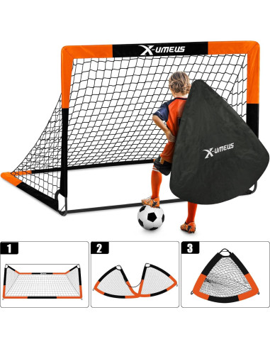 Porterías de Fútbol para Niños X-UMEUS Set de 2 1.22x0.91m