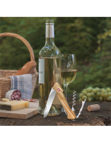 Cuchillo de Bolsillo Victorinox Maestro del Vino 13 cm Olivo