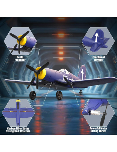 Avión RC VOLANTEX F4U Corsair 33cm RTF para Principiantes