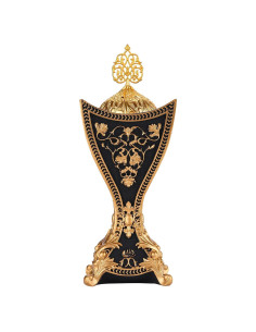 Horno de Incienso TERSCHELLING de Resina con Motivos Dorados