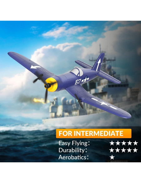 Avión RC VOLANTEX F4U Corsair 33cm RTF para Principiantes