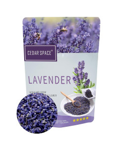 Flores Secas de Lavanda Cedar Space 70g para Aromaterapia 2