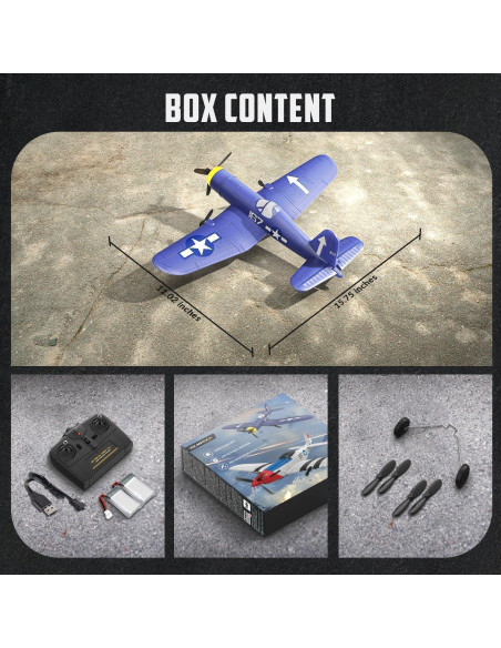 Avión RC VOLANTEX F4U Corsair 33cm RTF para Principiantes