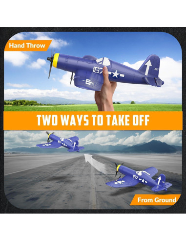 Avión RC VOLANTEX F4U Corsair 33cm RTF para Principiantes
