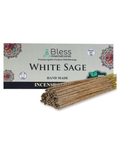 Incienso Natural Bless International Salvia Blanca 100 Palos
