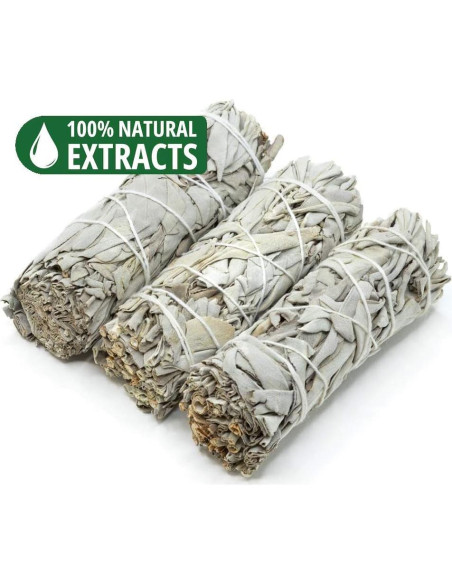 Incienso Natural Bless International Salvia Blanca 100 Palos