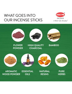 Conos de Incienso HEM Coco - 120 Conos Naturales Hechos a Mano 2