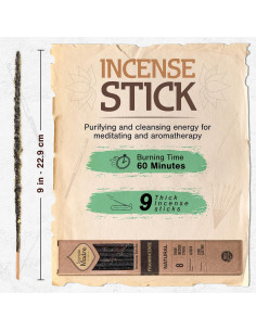 Varitas de Incienso Natural Sagrada Madre - Frankincense 22.86 cm 2