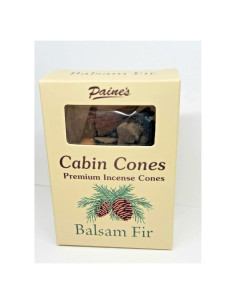 Conos de Incienso Balsam Fir Paine's 25 Piezas Premium