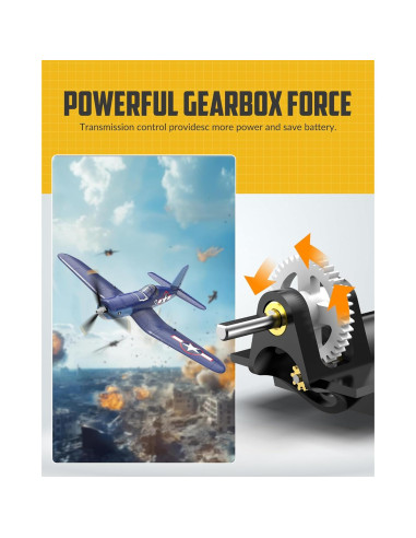 Avión RC EXHOBBY F4U Corsair 2.4GHz para Principiantes