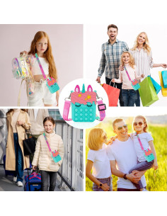 Bolso Popit Azul Civan 13.5x8.5cm Juguete para Niñas 2