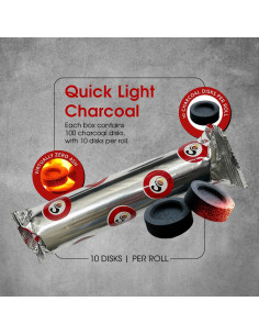 Tabletas de Carbón Sunlight 100 Unidades - Encendido Rápido 2