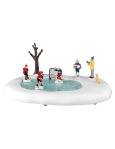 Acento de Mesa Lemax Niñas Jugando Hockey 34085 Navidad
