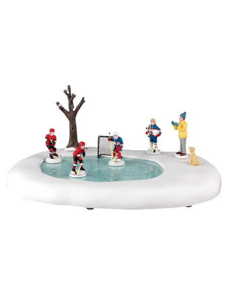 Acento de Mesa Lemax Niñas Jugando Hockey 34085 Navidad