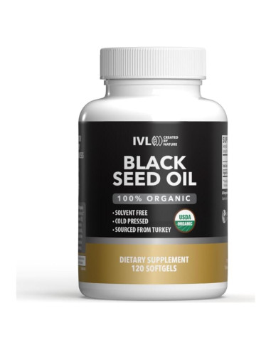 Cápsulas de Aceite de Semilla de Black Seed Orgánico 500 mg