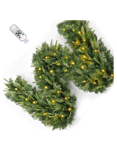 Guirnalda de Navidad LED 50 luces GAZE ART 274 cm con Temporizador