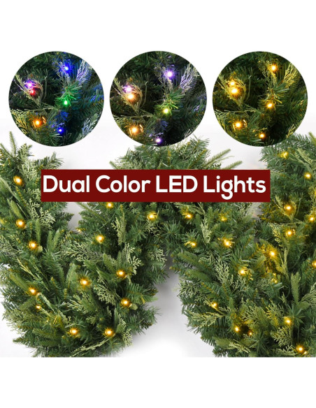 Guirnalda de Navidad LED 50 luces GAZE ART 274 cm con Temporizador