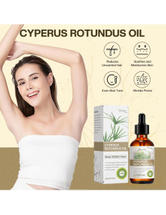Aceite de Cyperus Rotundus 50.8 ml - Reduce Vello y Poros 2