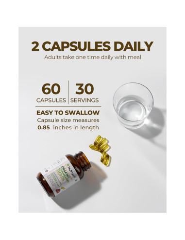 Aceite de Semilla de Arándano Orgánico Lefancaps 60 Cápsulas