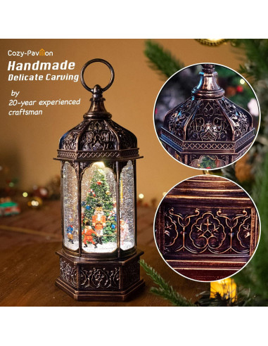 Lámpara Musical de Nieve COZY-PAVILION 32.4 cm Cascanueces