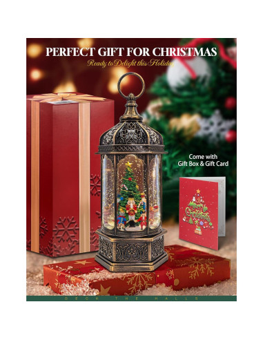 Lámpara Musical de Nieve COZY-PAVILION 32.4 cm Cascanueces