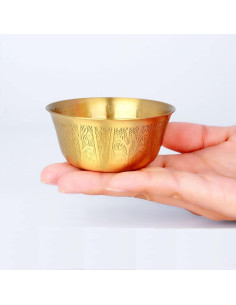 Tazón Tibetano de Cobre 7.5 cm - Meditación y Ritual 2