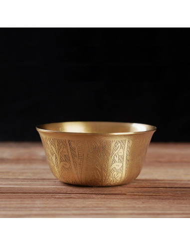 Tazón Tibetano de Cobre 7.5 cm - Meditación y Ritual
