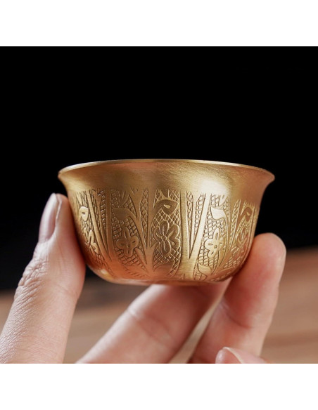Tazón Tibetano de Cobre 7.5 cm - Meditación y Ritual