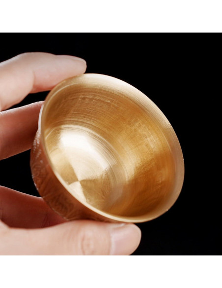 Tazón Tibetano de Cobre 7.5 cm - Meditación y Ritual