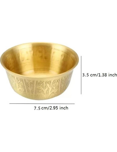 Tazón Tibetano de Cobre 7.5 cm - Meditación y Ritual