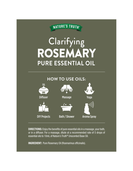 Aceite Esencial de Romero Verdad de la Naturaleza 15 mL