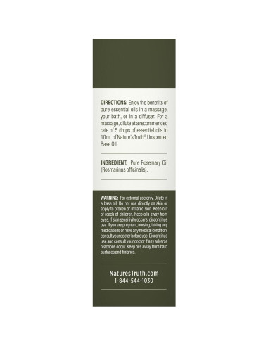 Aceite Esencial de Romero Verdad de la Naturaleza 15 mL