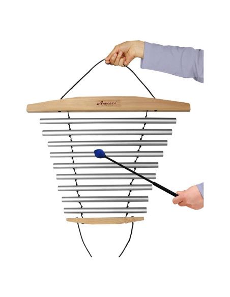 Campana Manual de Sonido Arborea para Meditación y Yoga 9 Tonos