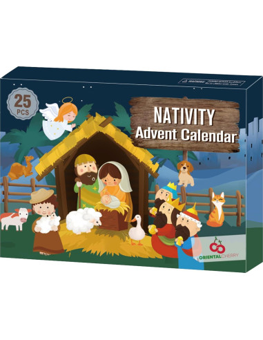 Calendario de Adviento 2025 Cereza Oriental 25 Días Natividad