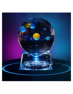 Bola del Sistema Solar Zulux 80mm con Base LED