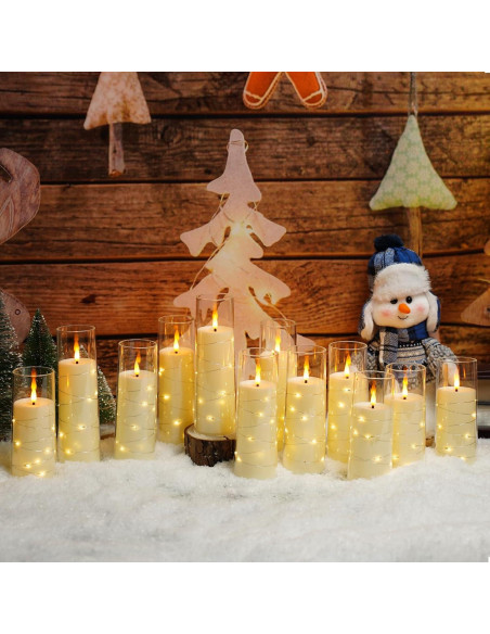 Velas LED Sin Llama Sasigeiaa con Control Remoto - 12 Piezas