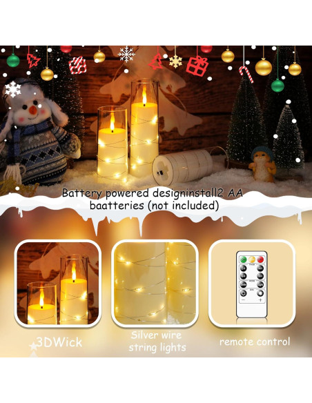 Velas LED Sin Llama Sasigeiaa con Control Remoto - 12 Piezas