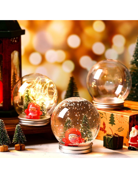 Kit de Globo de Nieve Navideño Jerify 24 Piezas DIY