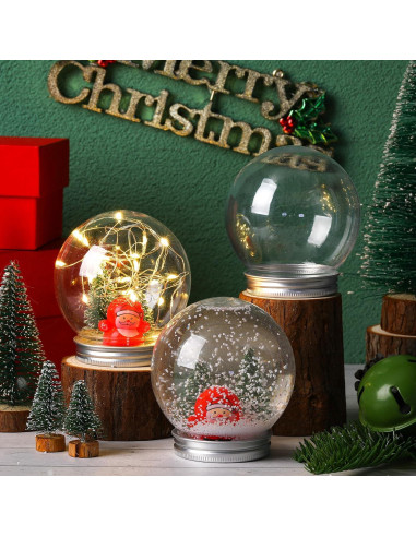 Kit de Globo de Nieve Navideño Jerify 24 Piezas DIY