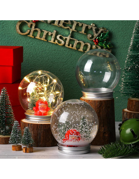 Kit de Globo de Nieve Navideño Jerify 24 Piezas DIY