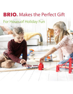 Conjunto de Tren de Granja BRIO 5 Piezas Madera Sostenible 2