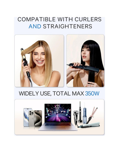 Convertidor de Voltaje DOACE 220V a 110V 350W para Viajes