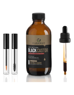Aceite de Ricino Negro Jamaicano Caraway 118ml + Kit de Máscara