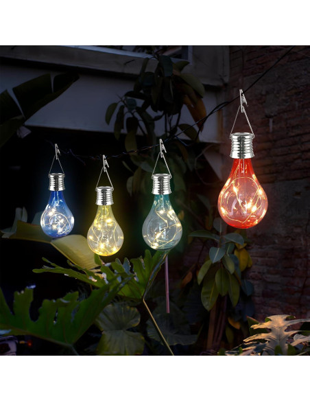 Bombillas de Luz Solar Pearlstar para Jardín - Paquete de 6