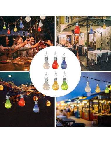 Bombillas de Luz Solar Pearlstar para Jardín - Paquete de 6