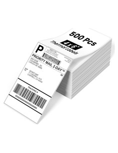 Etiquetas Térmicas Phomemo 4x6, 500 PCS Resistentes al Agua