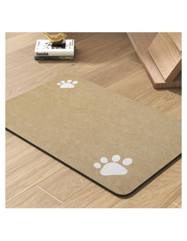 Alfombrilla Absorbente para Mascotas PADOOR Beige 30x48cm